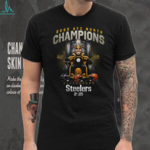 Pittsburgh Steelers 2025 AFC North Champions Kings Of The North T Shirt