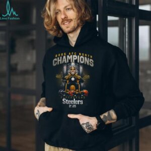 Pittsburgh Steelers 2025 AFC North Champions Kings Of The North T Shirt