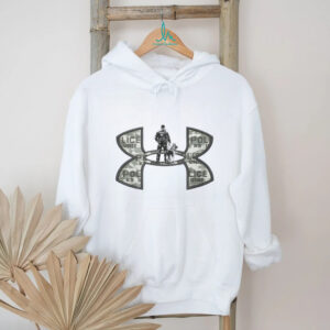 Police K9 Unit Officer and German Shepherd Tactical Camo Logo T Shirt