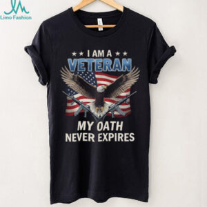 Proud US Veteran My Oath Never Expires American Eagle T Shirt