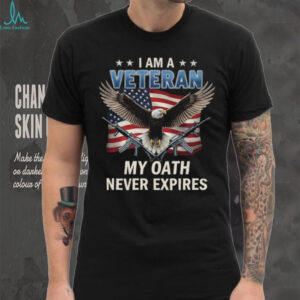 Proud US Veteran My Oath Never Expires American Eagle T Shirt