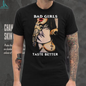 Provocative Gothic Nun “Bad Girls Taste Better” Graphic Tee