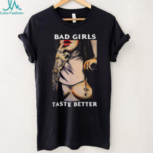 Provocative Gothic Nun “Bad Girls Taste Better” Graphic Tee