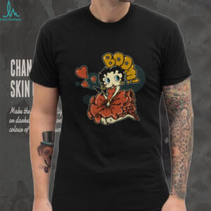 Retro Pin Up Girl “BOOM” Heart & Pistol Women's T Shirt