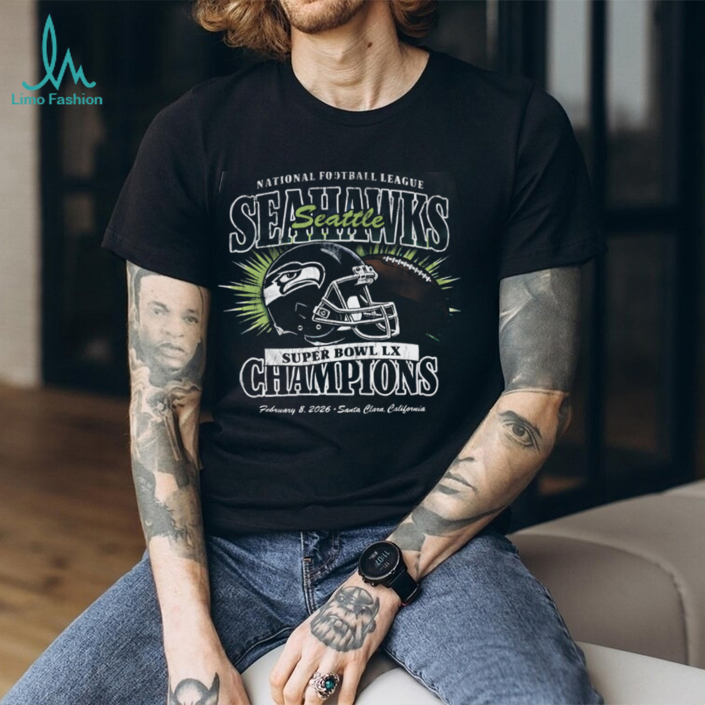Retro Seattle Seahawks Super Bowl LX Champions Santa Clara 2026 Shirt Retro Seattle Seahawks Super Bowl LX Champions Santa Clara 2026 Shirt