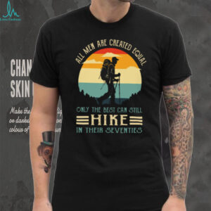 Retro Sunset Only The Best Still Hike In Their Seventies T Shirt