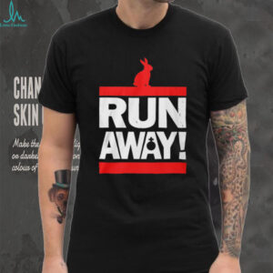 Run Away! Killer Rabbit of Caerbannog Monty Python Parody Shirt