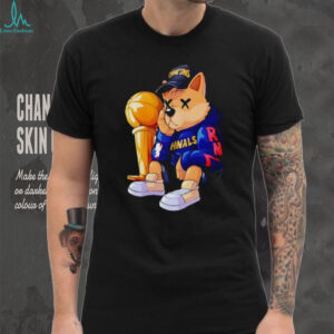 Sad Shiba Inu Basketball Finals Champions Trophy Shirt