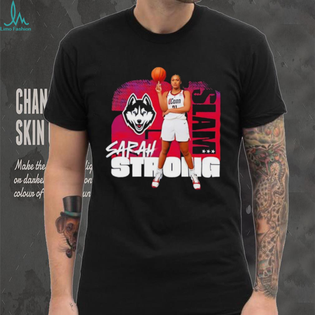 Sarah Strong UConn Huskies Basketball SLAM Magazine Tee Sarah Strong UConn Huskies Basketball SLAM Magazine Tee