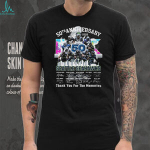 Seattle Seahawks 50th Anniversary 1976 2026 Thank You For The Memories T Shirt