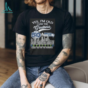 Seattle Seahawks 50th Anniversary Greatest Players Memories Fan T Shirt