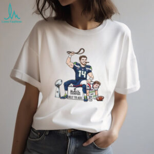Seattle Seahawks DK Metcalf vs Patriots “Belt To Ass” Funny Rivalry T Shirt