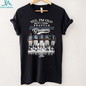 Seattle Seahawks Greatness Legends Signatures Super Bowl XLVIII T Shirt (2)