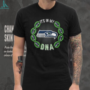 Seattle Seahawks “It's In My DNA” Sports Fan T Shirt Heather Grey