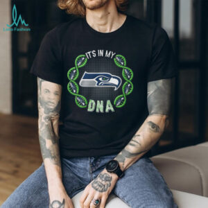 Seattle Seahawks “It's In My DNA” Sports Fan T Shirt Heather Grey
