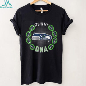 Seattle Seahawks “It's In My DNA” Sports Fan T Shirt Heather Grey