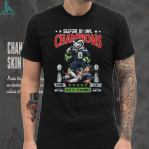 Seattle Seahawks Super Bowl Champions Blitz Mascot Victors T Shirt