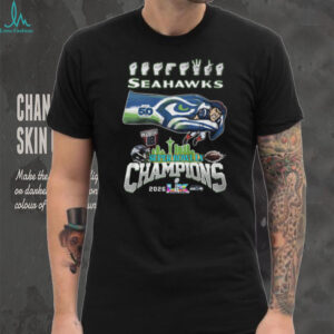 Seattle Seahawks Super Bowl LX Champions 2026 Commemorative Graphic T Shirt