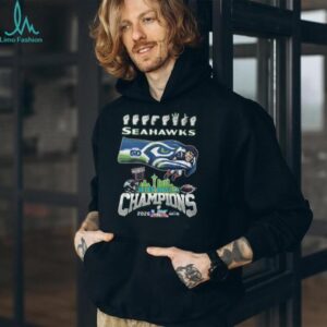 Seattle Seahawks Super Bowl LX Champions 2026 Commemorative Graphic T Shirt