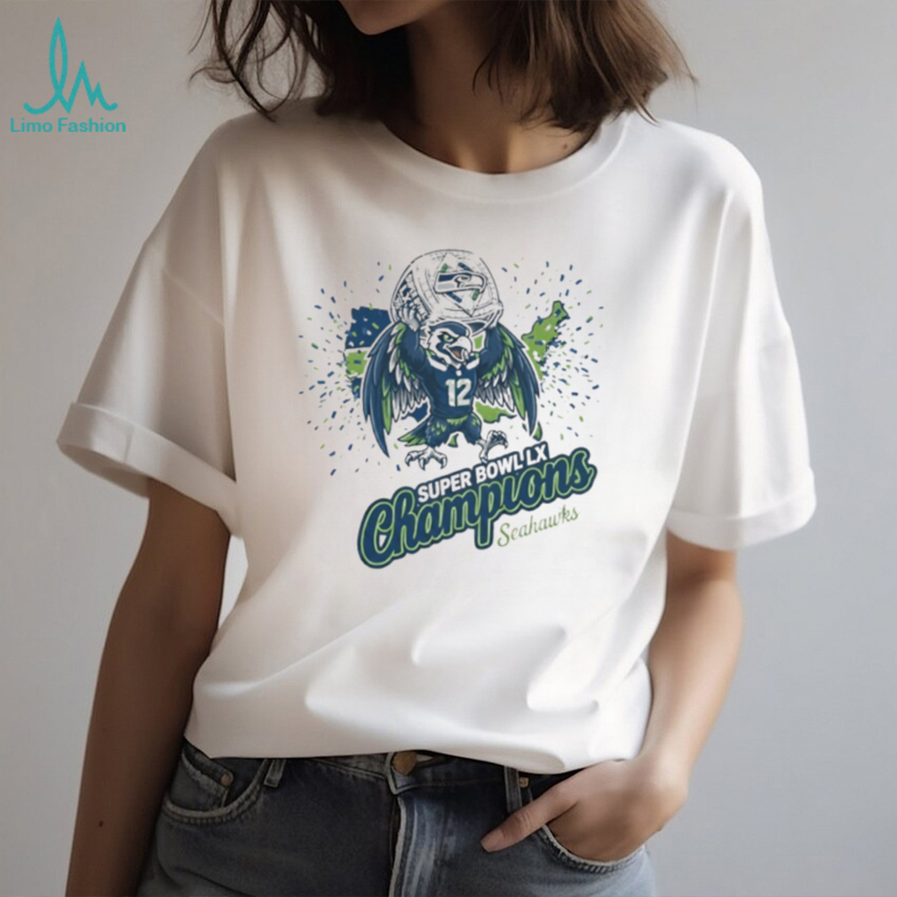 Seattle Seahawks Super Bowl LX Champions Eagle Mascot Shirt Seattle Seahawks Super Bowl LX Champions Eagle Mascot Shirt