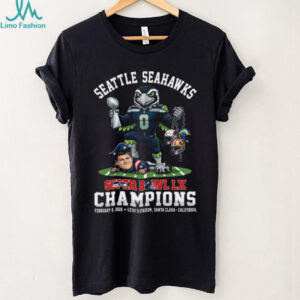 Seattle Seahawks Super Bowl LX Champions T Shirt February 8 2026