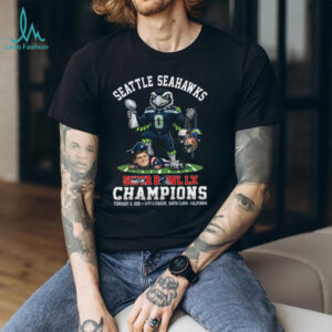 Seattle Seahawks Super Bowl LX Champions T Shirt February 8 2026