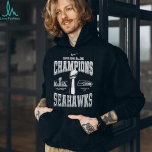 Seattle Seahawks Super Bowl LX Champions Trophy San Francisco 2026 T Shirt