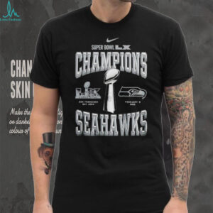 Seattle Seahawks Super Bowl LX Champions Trophy San Francisco 2026 T Shirt