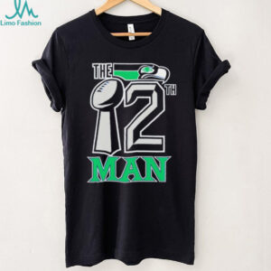 Seattle Seahawks The 12th Man Lombardi Trophy Black T Shirt Seattle Seahawks The 12th Man Lombardi Trophy Black T Shirt