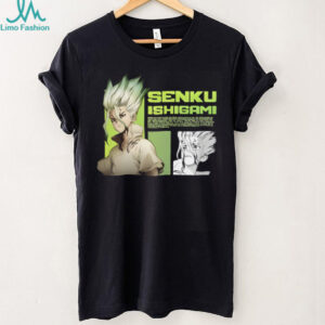 Senku Ishigami Dr. Stone Anime Graphic Tee Science Kingdom Streetwear