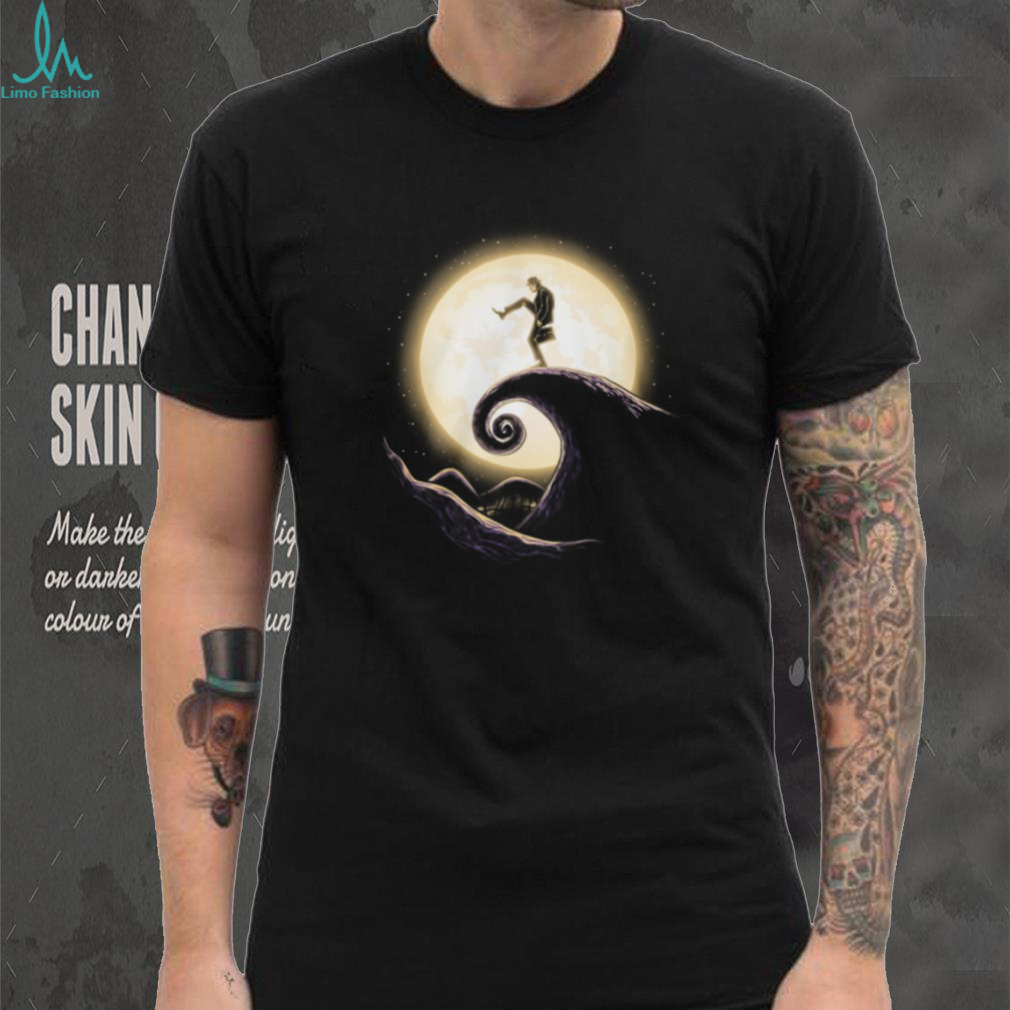 Silly Walks x Nightmare Before Christmas Mashup Moon T Shirt Silly Walks x Nightmare Before Christmas Mashup Moon T Shirt