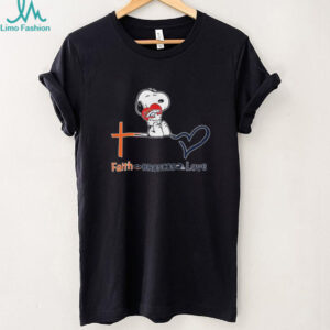 Snoopy Faith Broncos Love Denver Football Fan Heart T Shirt
