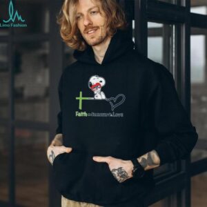 Snoopy Faith Seahawks Love Christian Football Fan Heart T Shirt