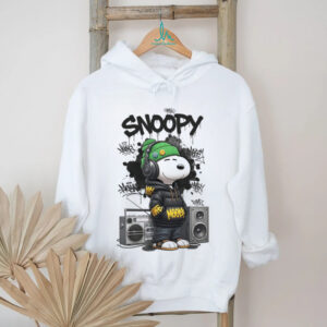 Snoopy Hip Hop Streetwear Design Boombox & Graffiti Graphic Tee
