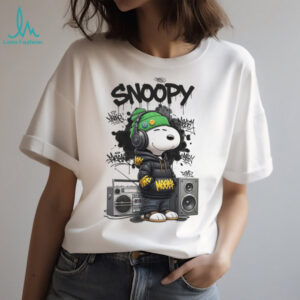 Snoopy Hip Hop Streetwear Design Boombox & Graffiti Graphic Tee