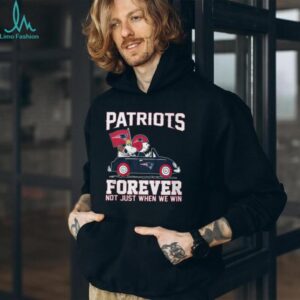 Snoopy and Woodstock Patriots Forever Win or Lose T Shirt