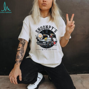Snoopy x Back to the Future Delorean Time Machine Peanuts Shirt