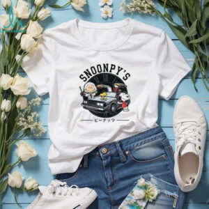 Snoopy x Back to the Future Delorean Time Machine Peanuts Shirt