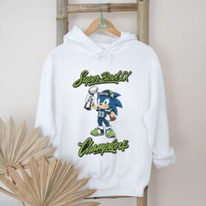 Sonic the Hedgehog Seattle Seahawks Super Bowl LX Champions Trophy T Shirt