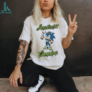 Sonic the Hedgehog Seattle Seahawks Super Bowl LX Champions Trophy T Shirt