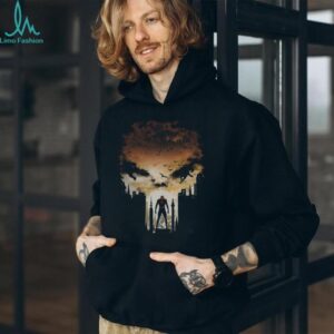 Spider Man Sunset Silhouette Cityscape Marvel Hero Graphic T Shirt