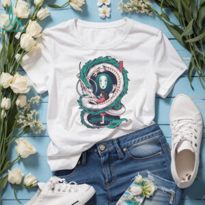 Spirited Away Haku Dragon & Chihiro Vintage Wash Tee