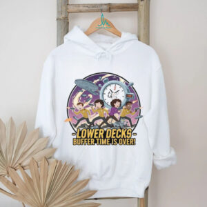 Star Trek Lower Decks Buffer Time Is Over Cartoon Graphic T Shirt
