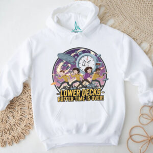 Star Trek Lower Decks Buffer Time Is Over Cartoon Graphic T Shirt