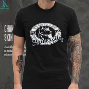 Stoutland University Huskies EST 1984 Collegiate Navy T Shirt