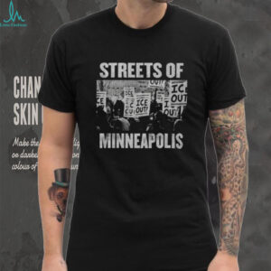 Streets of Minneapolis ICE Out Protest Graphic T Shirt