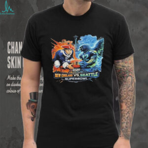 Super Bowl 2026 New England vs Seattle Matchup T Shirt Patriots vs Seahawks Graphic Shirt