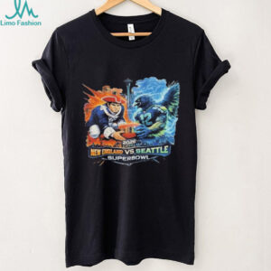 Super Bowl 2026 New England vs Seattle Matchup T Shirt Patriots vs Seahawks Graphic Shirt