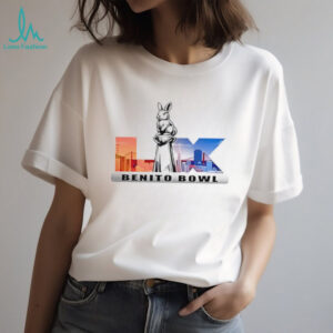 Super Bowl LX Benito Bowl Bad Bunny Rabbit Logo White T Shirt
