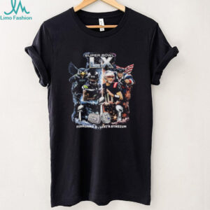 Super Bowl LX Matchup 2026 Levi's Stadium Commemorative T Shirt